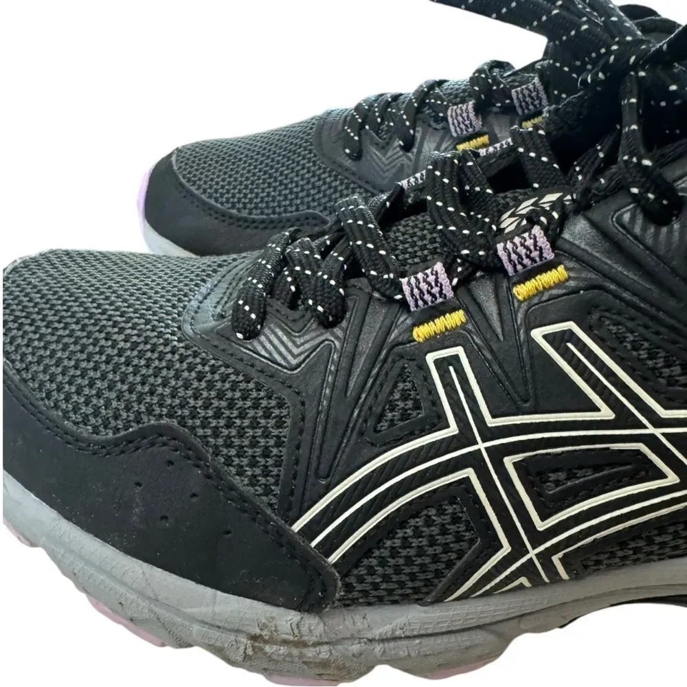 ASICS Women's Gel-Venture 8 Black Running Shoes Sneakers 8